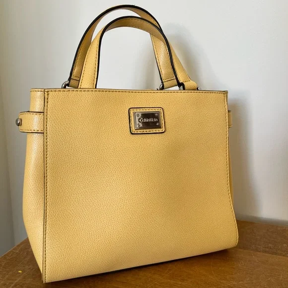 Calvin klein hot sale purse yellow